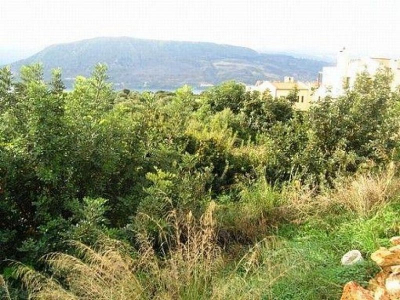 Aroni Land mit Panoramablick auf die Bucht von Souda Grundstück kaufen